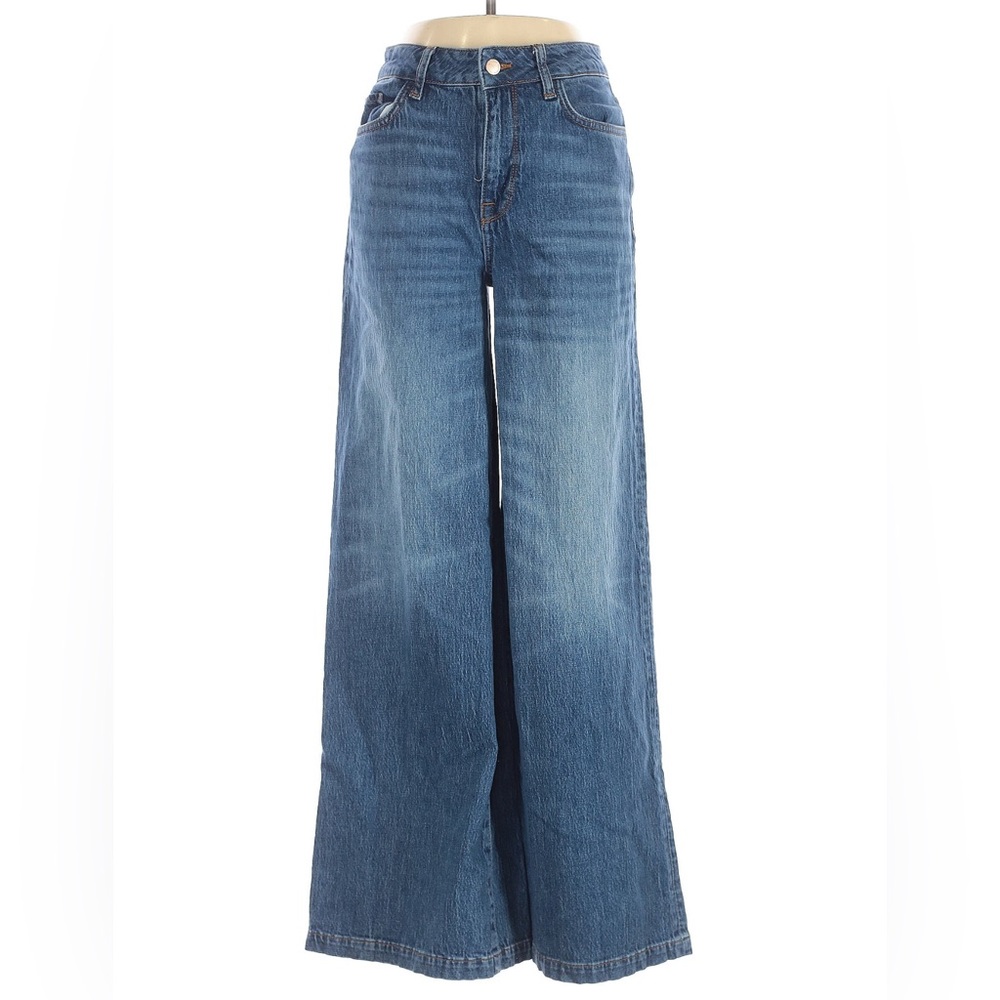 👖 TRIARCHY Ms. Fonda High-Rise Wide-Leg Jeans 
Size 25 - Picture 3 of 11